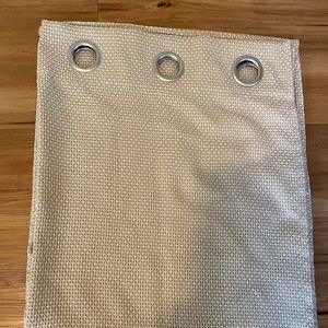 1 pair of Tan & Beige Home Essentials Ring Window panels!!!